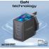 Promate GaNPort4-67PD 67W Power Delivery GaNFast Charger with Quick Charge 3.0, GaN Technology, Adaptive Fast Charging, Safety Protection, Multi-Device Wall Charger, Black